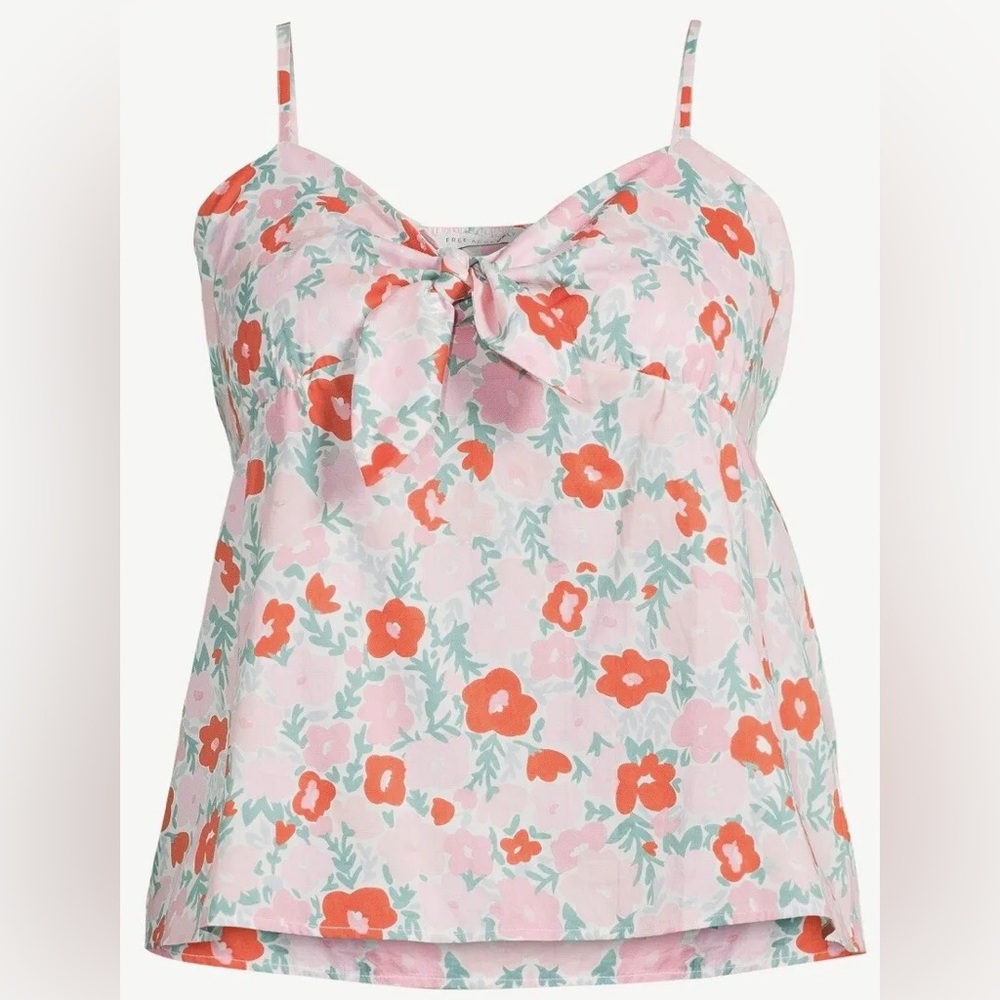 Free Assembly Floral Tank Top - Picture 2 of 4
